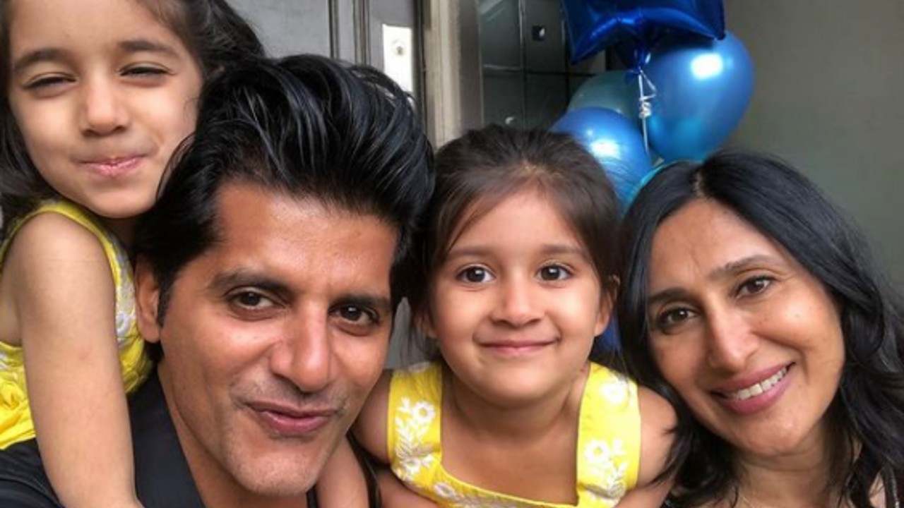 Karanvir Bohra gets scolded by her 4-year-old daughter